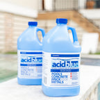 CPDI Acid Blue Muriatic Acid Swimming Pool pH Reducer Balancer and Concrete Cleaner | Buffered, Low-Fume - 1 Gallon