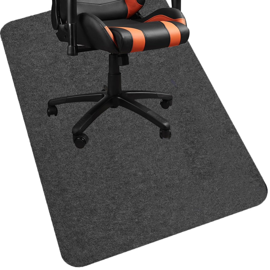 Ungraded Chair Mat for Hardwood Floor, 36x48 Office Desk Mat, Anti-Slip Under Desk Rug Protector, Easy Clean