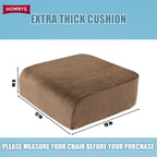 HOMBYS Extra Thick Seat Cushions for Office Chair & Elderly Wheelchair,Adult Booster for Car,Memory Foam Car Cushion for Height,Desk Chair Seat Cushion (Brown)