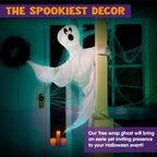 JOYIN Halloween Tree Wrap Ghost Decoration, Cute Design Decor for Outdoor, Lawn, Party Supplies