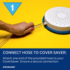 SWIMLINE HYDROTOOLS ORIGINAL Submersible Pool Cover Water Siphon Pump Automatic Removal For Above Ground Swimming Pools, Covers, & Hot Tubs Winterizing Kit |Non Electric Drain Hose Cover Saver 5436