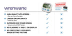 Wrenwane Digital Kitchen Timer (Upgraded), No Frills, Simple Operation, Big Digits, Loud Alarm, Magnetic Backing, Stand, White