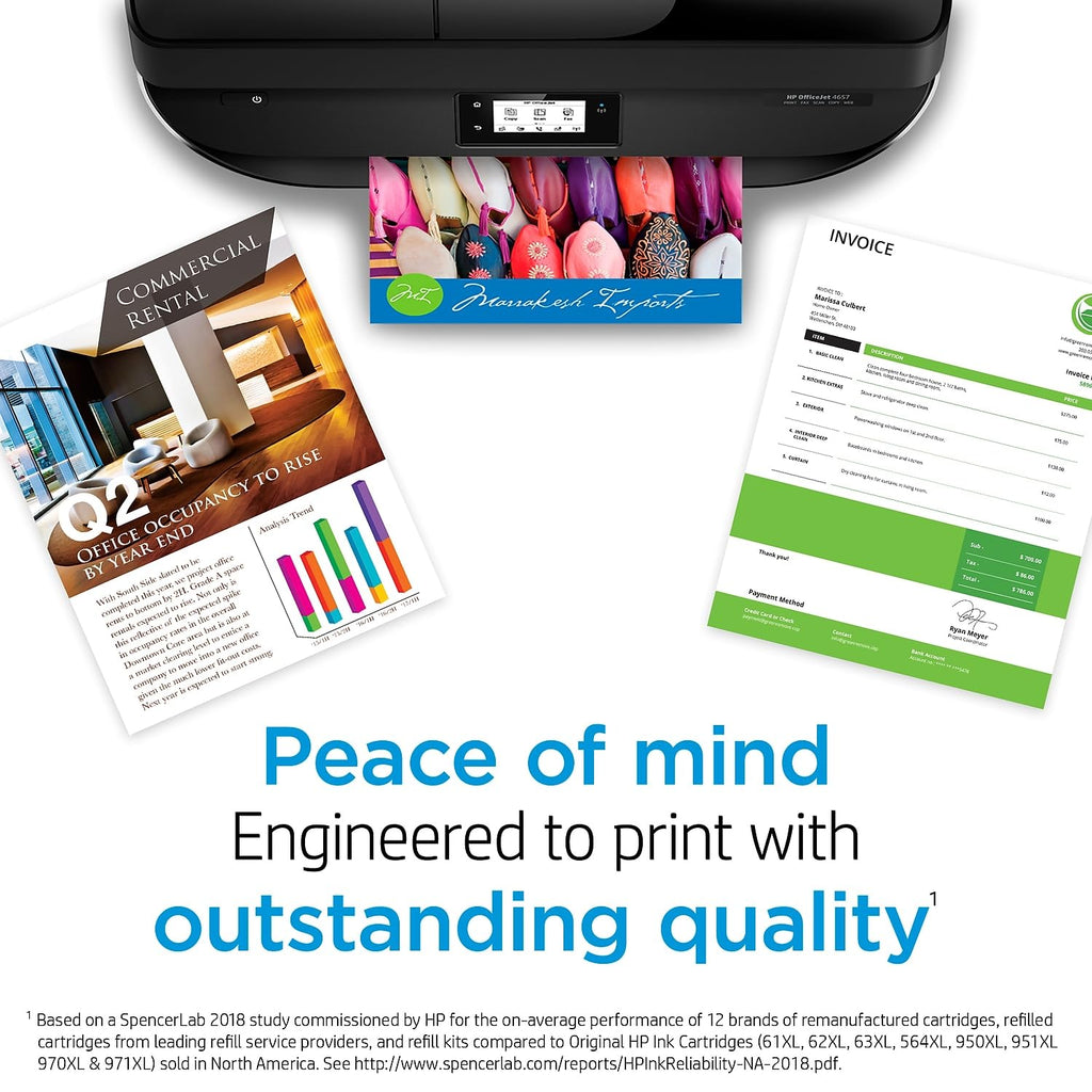 HP 62 Black Ink Cartridge | Works with HP ENVY 5540, 5640, 5660, 7640 Series, HP OfficeJet 5740, 8040 Series, HP OfficeJet Mobile 200, 250 Series | Eligible for Instant Ink | C2P04AN