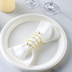 100 Count Disposable Hand Towels, Linen Feel Bathroom Hand Napkins, Soft And Absorbent Paper Napkin for Guest, Disposable Dinner Napkins for Kitchen, Parties, Weddings