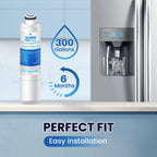 GOLDEN ICEPURE DA29-00020B Refrigerator Water Filter, Replacement for Samsung Water Filter HAF-CIN/EXP RF28HFEDBSR, RF263BEAESR, RF4287HARS,RF4267HARS,DA97-08006A 3PACK