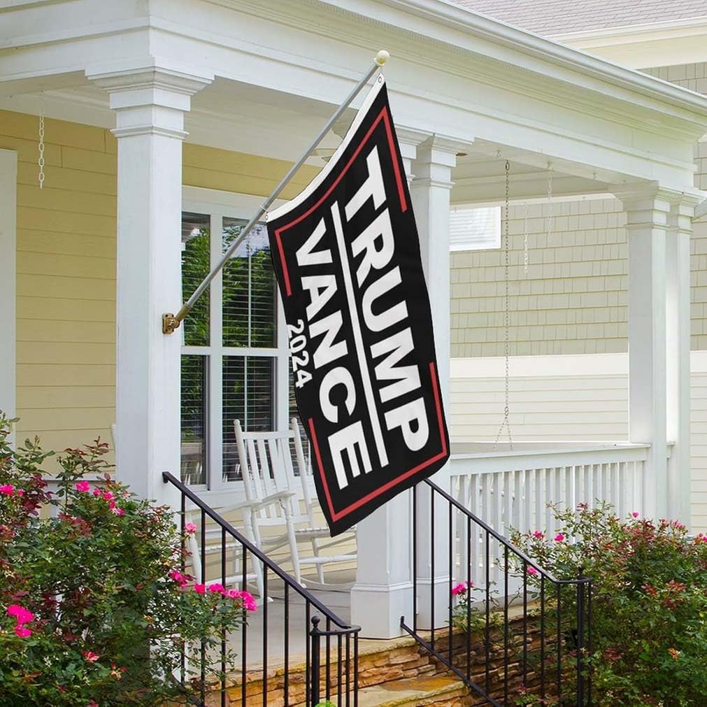 Trump Vance 2024 Flag 3x5 Donald Trump J.D. Vance 2024 America President Flags Made in USA Outdoor Double Sided 3 Ply Heavy Duty Banner with 2 Brass Grommets UV protection Fade Resistant for Indoor Outdoor Decor Gift