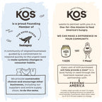 KOS Plant Based Protein Powder, Vanilla USDA Organic - Low Carb Pea Protein Blend, Vegan Superfood Rich in Vitamins & Minerals - Keto, Soy, Dairy Free - Meal Replacement for Women & Men - 10 Servings