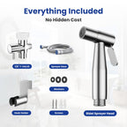 BRITULIF Handheld Bidet Sprayer for Toilet, Jet Sprayer for Toilet Muslim Shower, Adjustable Cloth Diaper Sprayer Bidets Attachment for Toilet, Toilet Bidet Sprayer with Bidet Hose for Feminine Wash