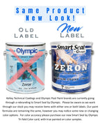 Olympic Pool Paint - Zeron - White - 1 Gallon - two-part epoxy swimming pool paint - one-coat for plaster, fiberglass, steel and aluminum pools.