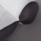 Memory Foam Pillow for Neck and Shoulder Pain Relief, Neck Contour Cervical Orthopedic Sleep Pillow for Side Back & Stomach Sleepe Breathable Neck Rest Cushion for Bedroom Grey