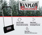 MANPLOW RevolutionX Snow Pusher with U Handle (32 Inch)