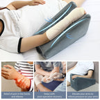 TBXONMOW Arm Elevation Pillow Arm Wedge Pillows for Adults Arm Support Pillow with Pocket for Post Surgery Elbow Arm Rest Pillow with Removable Pillow for Sleeping(Grey)
