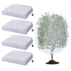 4 Pack Insect Bird Netting Cover - 4.6x6FT Garden Netting Blueberry Bushes Plant Covers with Drawstring, Fine Mesh Net for Protecting Lemon Orange Large Fruit Tree from Barrier Squirrel Deer