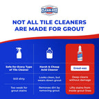 Clean-eez Grout-eez Super Heavy-Duty Grout Cleaner - Powerful Tile and Floor Stain Remover for Bathroom, Kitchen, and More - 32 oz.