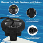 R0693900 Replacement Salt Cell Assembly - Compatible with Jandy Pro Series TRUCLEAR11K & TRUCLEAR11KU, Design for Pools up to 35,000 Gallons, Black