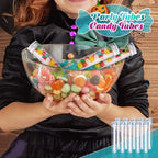 HNYYZL Bestsupplier 30 Pack Science Party Test Tubes 45 ml 25x140mm,Clear Plastic Test Tubes Gumball Candy Tubes, Bath Salt Vials Christmas Birthday Gifts