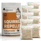 ANEWNICE Squirrel Repellent Outdoor,Rodent Repellent, Squirrel Repellent for Attic/Cars,Natural Squirrel Repellent for Bird Feeders and Garden, Ultra Powerful Chipmunk Repellent - 8Packs