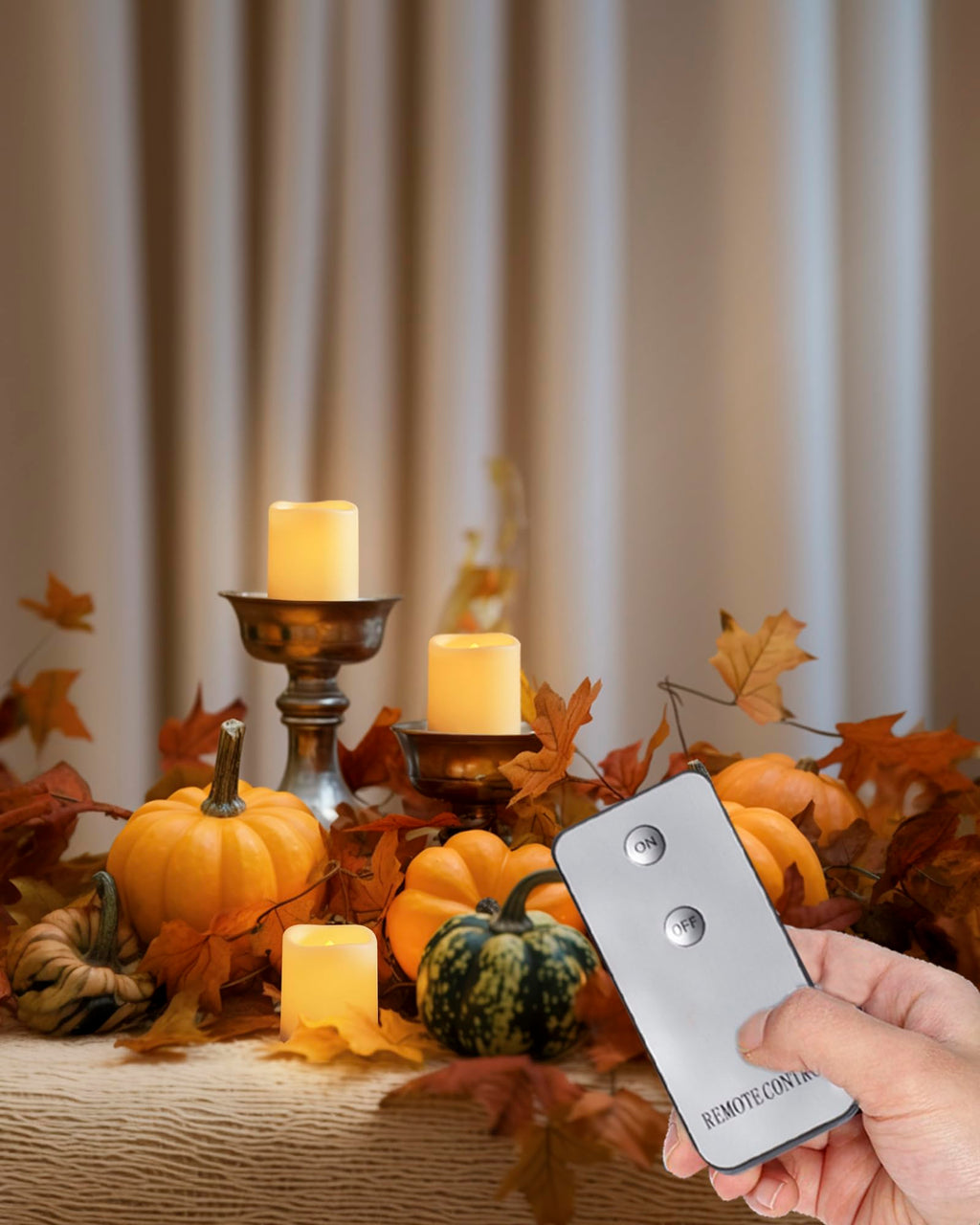 Homemory Flameless Votive Candles with Remote, 12Pack Flickering Battery Operated LED Tealight Candles, Realistic Fake Candle for Wedding, Christmas Decor(Amber Yellow,Battery Included)