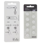 Genuine Oticon Hearing Aid Domes MiniFit Double Vent Bass 8mm (0.31 inches - Medium), Oticon Branded OEM Denmark Replacements, Authentic Accessories for Optimal Performance -3 Pack/30 Domes Total
