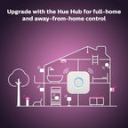 Philips Hue A19 LED Smart Light Bulb 3-Pack - White and Color Ambiance - 60W Indoor Light Bulb - Control with Hue App - Works with Alexa, Google Assistant and Apple Homekit