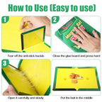 48 Pack Mouse Glue Traps Large Size Mouse Traps Sticky Pad with Enhanced Stickiness Mouse Rat Sticky Traps Board for Rodent Cockroach and Other Insects House Indoor Outdoor