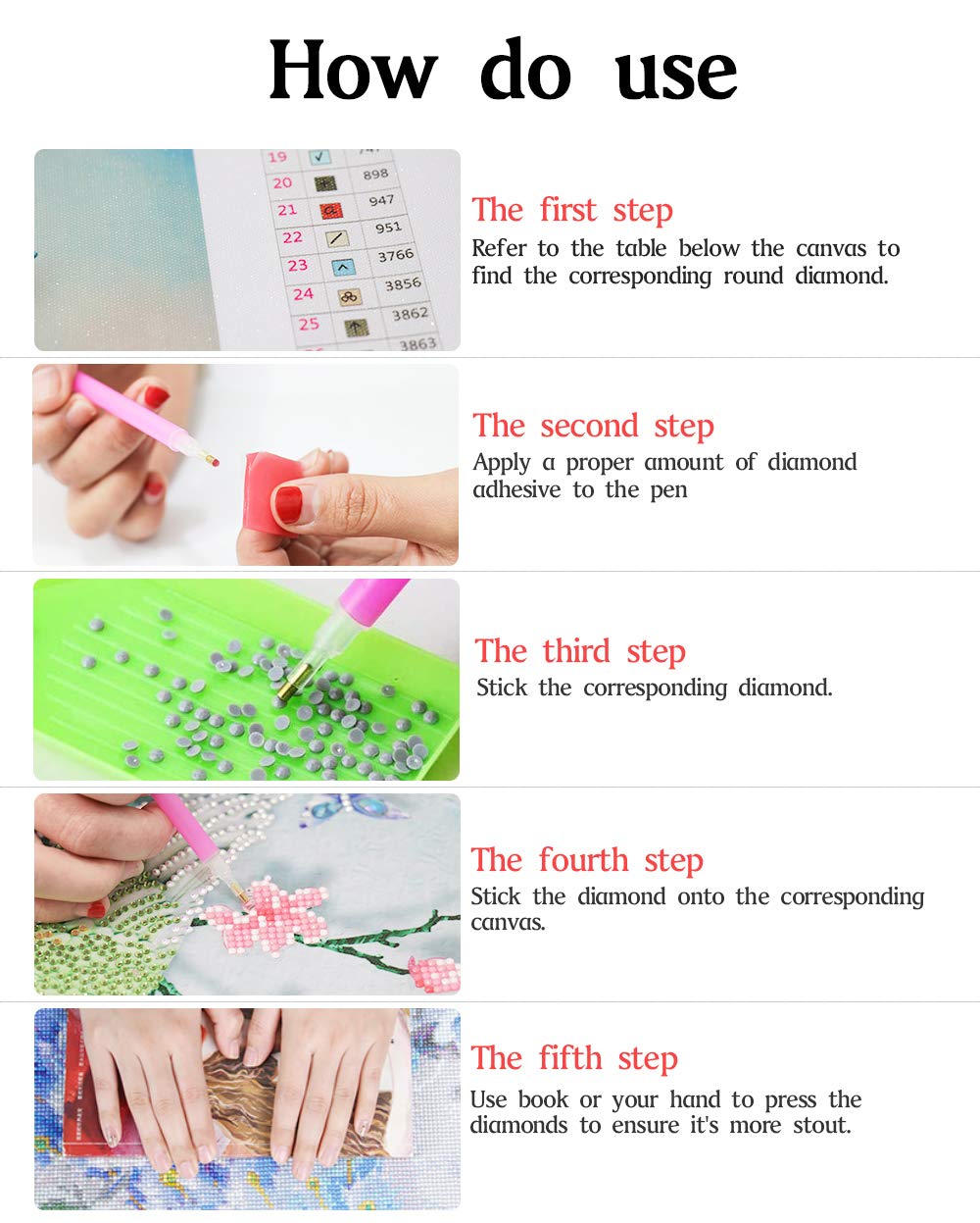 VONBOR Christmas Candy Diamond Art Painting Kits for Adults & Kids Beginner, Christmas Diamond Art for Adults Full Round Drill, DIY Paint with Diamond Dots Gem Art Craft Set Picture Gift 12 * 12 inch