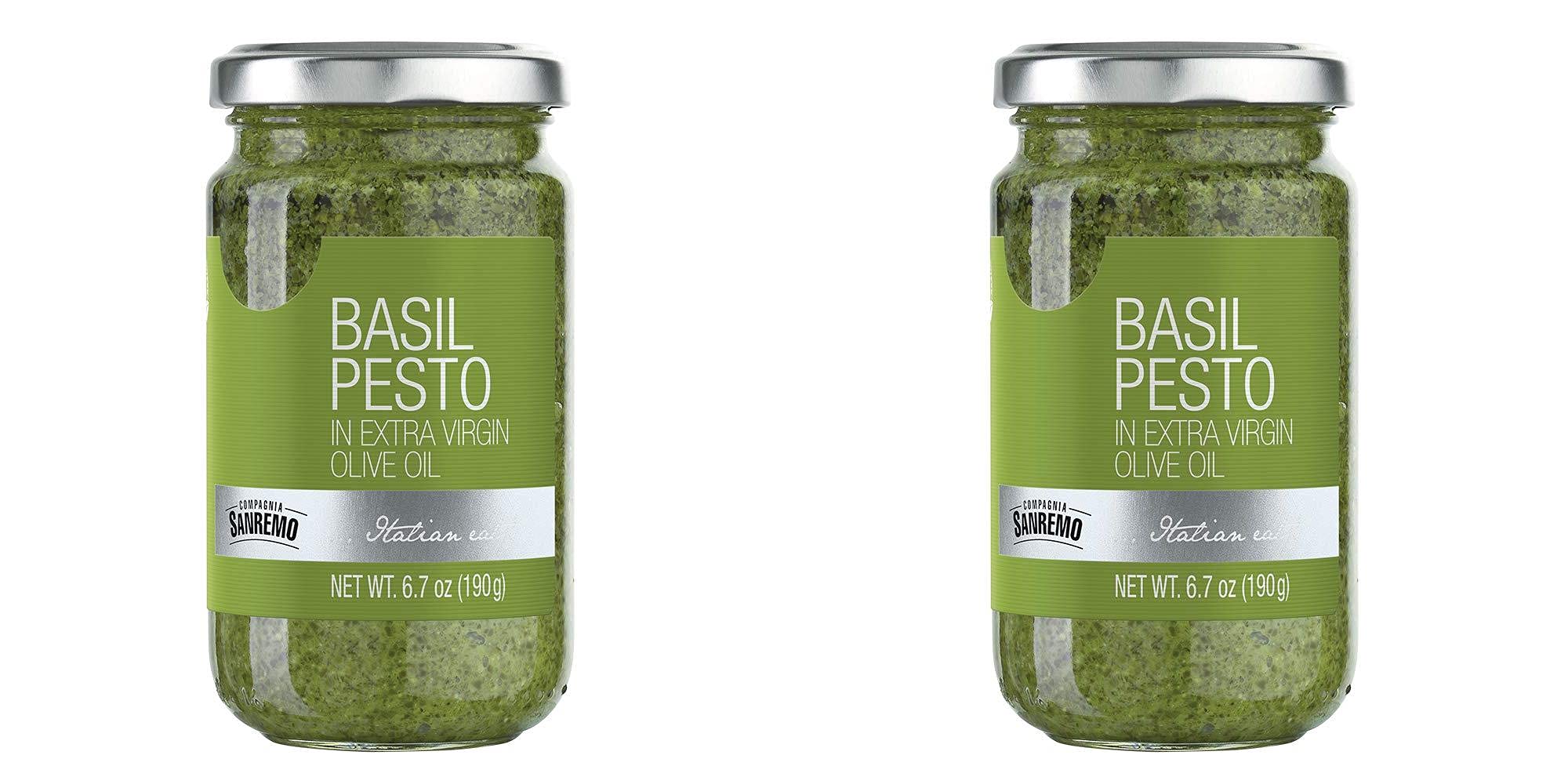 Compagnia Sanremo Pesto DOP Basil Pesto, 6.5 oz SET of 2