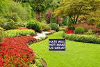 Vrogadso Anti Trump Yard Signs Hate WIll Not Make America Great Sign Political Campaign Election Lawn Trump Yard Sign with Yard Stake 12''x18'' Large