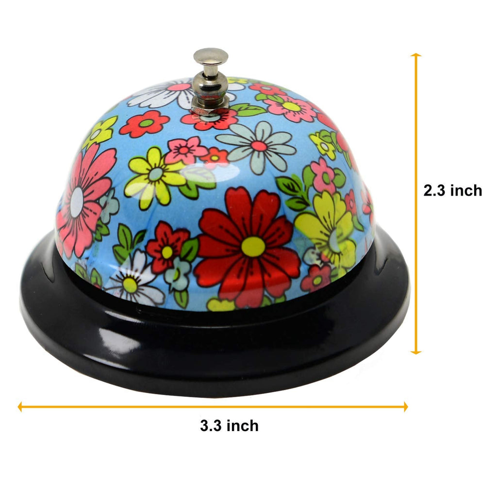 WEKOIL Call Bell Desk Service Bell Ding Bell for Restaurant Hotel Room Kitchen Party Office Receptionist Elderly Teachers Chef Large Cute Bell,3.3 inch