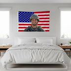 Nxwdwqa Custom America Flag 3X5 Ft Personalized Flags Design Your Image Funny Tapestry Poster For Decorate Clubs Concerts Bars University Dormitories Living Rooms Bedrooms