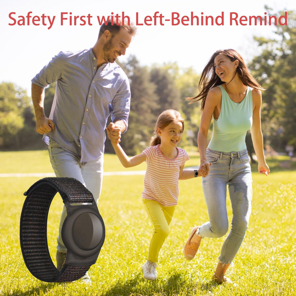 EGLANCLIFM GPS Tracker for Kids (iOS only), Teen, Special Needs, and Elderly - Real-Time Mini Locator Watch Band with No Monthly Fee - Hidden Tracking Device for iOS - Works with Apple Find My