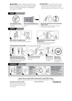 Command Large Brushed Nickel Double Hooks, 2 Hooks and 2 Command Strips, Damage Free Hanging Wall Hooks with Adhesive Strips, Coat Hooks for Hanging Christmas Decorations, Holds up to 4 lb