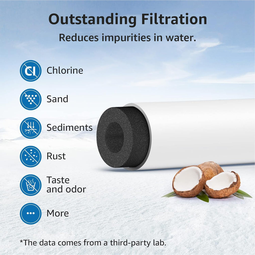 Replacement for GE® Opal Nugget Ice Maker Water Filter, NSF 42&372 Certified, 3 Counts, by AQUA CREST