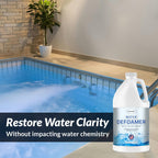 Hot Tub Defoamer - Pool, Fountain, Spa Anti Foam Defoamer -1/2 Gallon (64 oz.)- Eco Friendly & Safe Water Anti Foam - Quickly Removes & Prevents Foam - Silicone Emulsion HotTub Chemicals Made in USA,