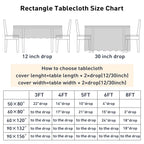 PartyDelight 60"X102" Rectangle Sparkly Gold Sequin Tablecloth for Wedding, Party, Christmas Decorations
