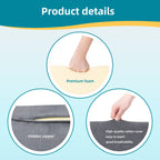 Fanwer Bed Wedges & Body Positioners for Elderly (3 in 1),40 Degree Triangle Wedges for Bed Positioning,Triangle Pillow for After Surgery, Wedges for Bedsores,Wedge Pillow for Positioning