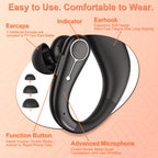 Hearing Aids, Hearing Aids for Seniors with Bluetooth, Rechargeable Hearing Aid with Noise Cancellation, 5-Level Button Volume Control, OTC Hearing Amplifier for Moderate Hearing Loss, Clear Sound