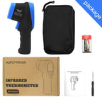 AOPUTTRIVER AP-2732 Pyrometer High Temp Thermometer Gun, Laser Thermometer Gun -58℉~2732℉(-50℃ ~ 1500℃), 30:1 IR Thermometer Gun, Non-Contact Thermometer for Pizza ovens, Kiln, Forge