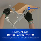 Panasonic WhisperFit Retrofit Ceiling Mount Bathroom Exhaust Fan, 50-80-110 CFM, FV-0511VF1