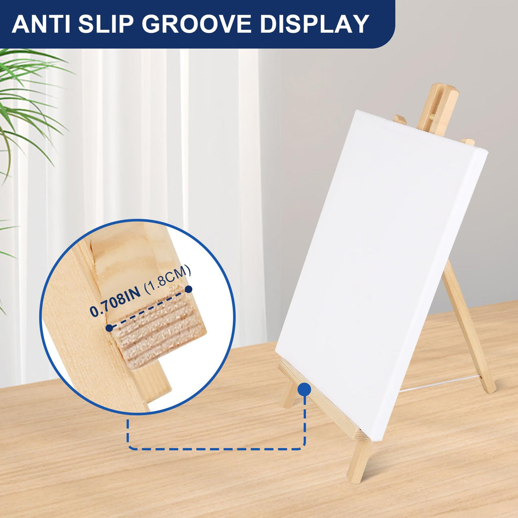 ESRICH 15pcs 17 Inch Tabletop Easels, Easel Stand for Painting,Tripod, Paint Party Easel, Kids Student Desktop Easel for Painting,Paint Easel for Canvas Paints