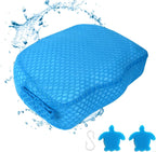Hot Tub Booster Seat, Weighted SPA Booster Seat Cushion for Adults, 3D Air Mesh Inflatable Hot Tub Seat Accssories with Non-Slip Micro Dot Bottom,Indoor or Outdoor Quick Dry Hot Tub Pillow