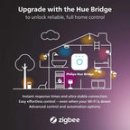 Philips Hue Smart 75W A19 LED Bulb - White and Color Ambiance Color-Changing Light - 1 Pack - 1100LM - E26 - Indoor - Control with Hue App - Works with Alexa, Google Assistant and Apple Homekit
