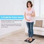 himaly Digital Body Weight Scale, USB Rechargeable Bathroom Scale with Step-On Technology, Back Light Display, Digital Weight Scale, 400Ibs/180kg Capacity, 6mm Tempered Glass