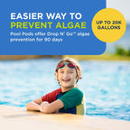 FROG 90-Day Algae Barrier - Dry Formula Algaecide Prevents Black, Green and Yellow Algae for Pools up to 20,000 Gallons - Pool Maintenance & Algae Prevention - 2 Pods