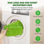 Zavrski Ceiling Fan Cleaner Duster with 6 Ft/72'' Extension Pole High Ceiling Fan Blade Cleaning Tool Microfiber Duster Reusable Pads for Cleaning Ceiling Fan, Baseboard, Blind, Cobweb, Molding