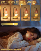 SupBri Candle Warmer Lamp with Timer, Adjustable Height and Dimmable, Birthday Christmas Gifts for Women, Mothers Day Gifts for Mom, Unique House Warming Gifts New Home Decor(Pink)
