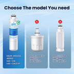 GOLDEN ICEPURE DA29-00020B Refrigerator Water Filter, Replacement for Samsung Water Filter HAF-CIN/EXP RF28HFEDBSR, RF263BEAESR, RF4287HARS,RF4267HARS,DA97-08006A 3PACK