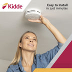 Kidde Smoke Detector & Carbon Monoxide Detector Combo with 10-Year Battery, 2 Pack