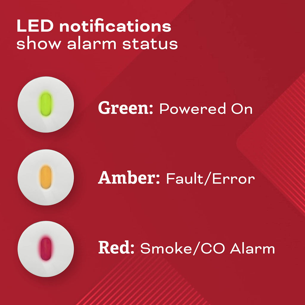 Kidde Hardwired Smoke & Carbon Monoxide Detector, AA Battery Backup, Voice Alerts, Interconnectable, LED Warning Light Indicators, 4 Pack