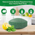 Pest Rodent Repellent, 24 Pack Peppermint Oil Repellent for Mouse Rats Spider Roach Ant Squirrel Pest Control Indoor & Outdoor, Natural Mice Deterrent Replace Trap Poisoning Family & Pet Safe Green